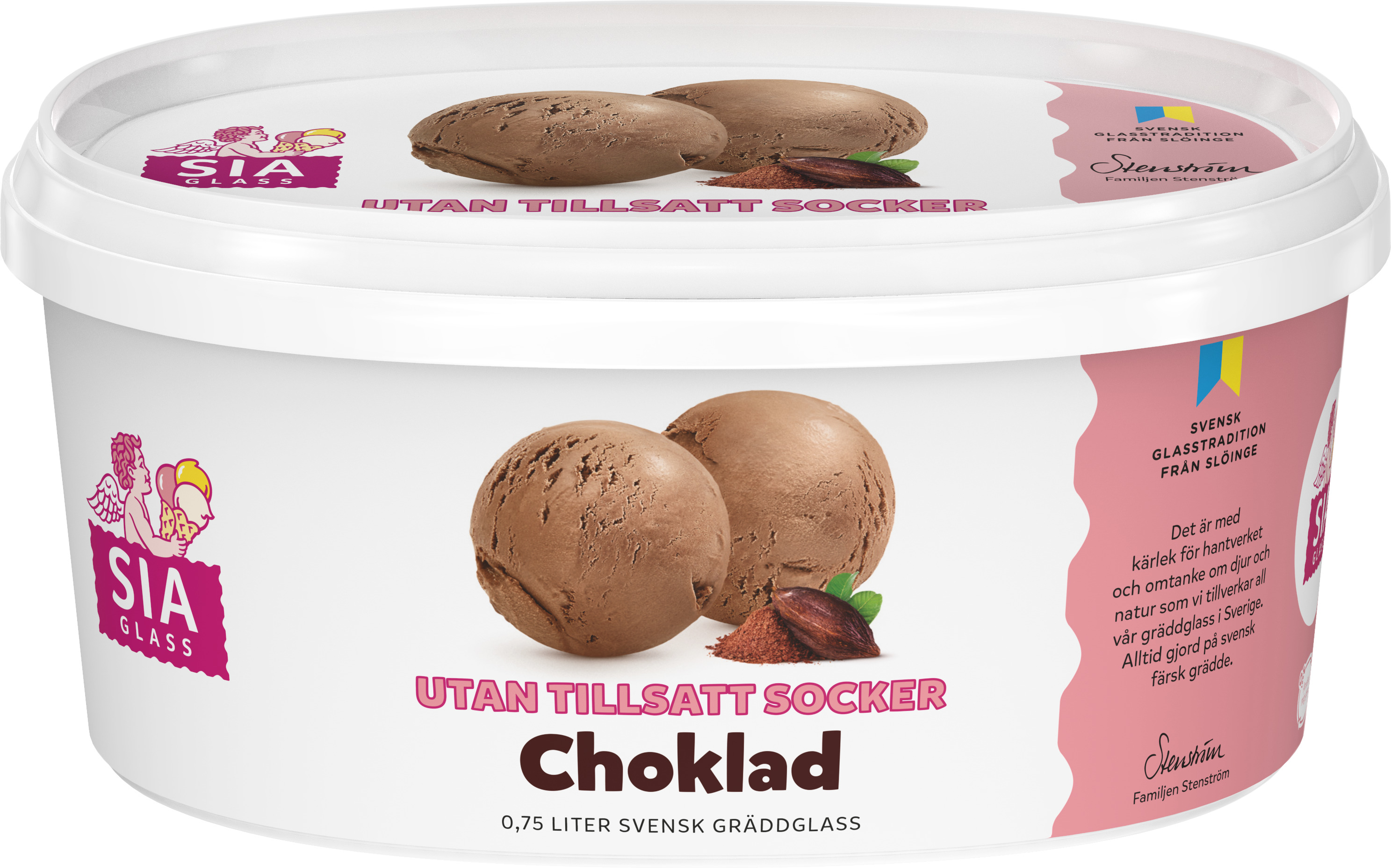 Glass Choklad