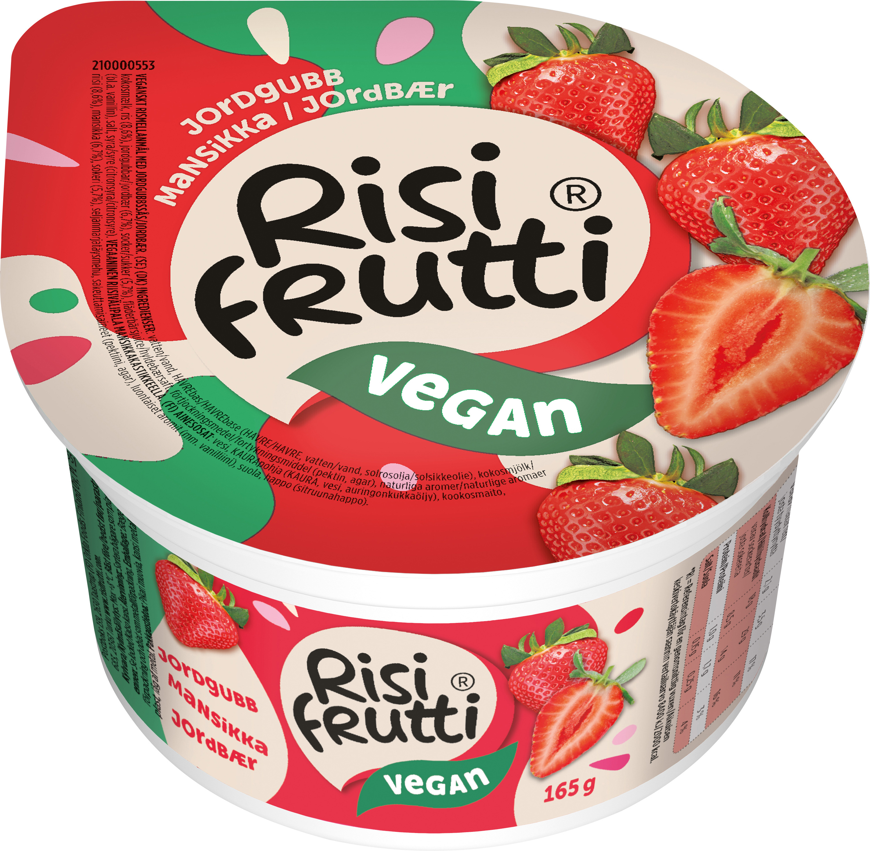 Risifrutti Jordgubb Vegan