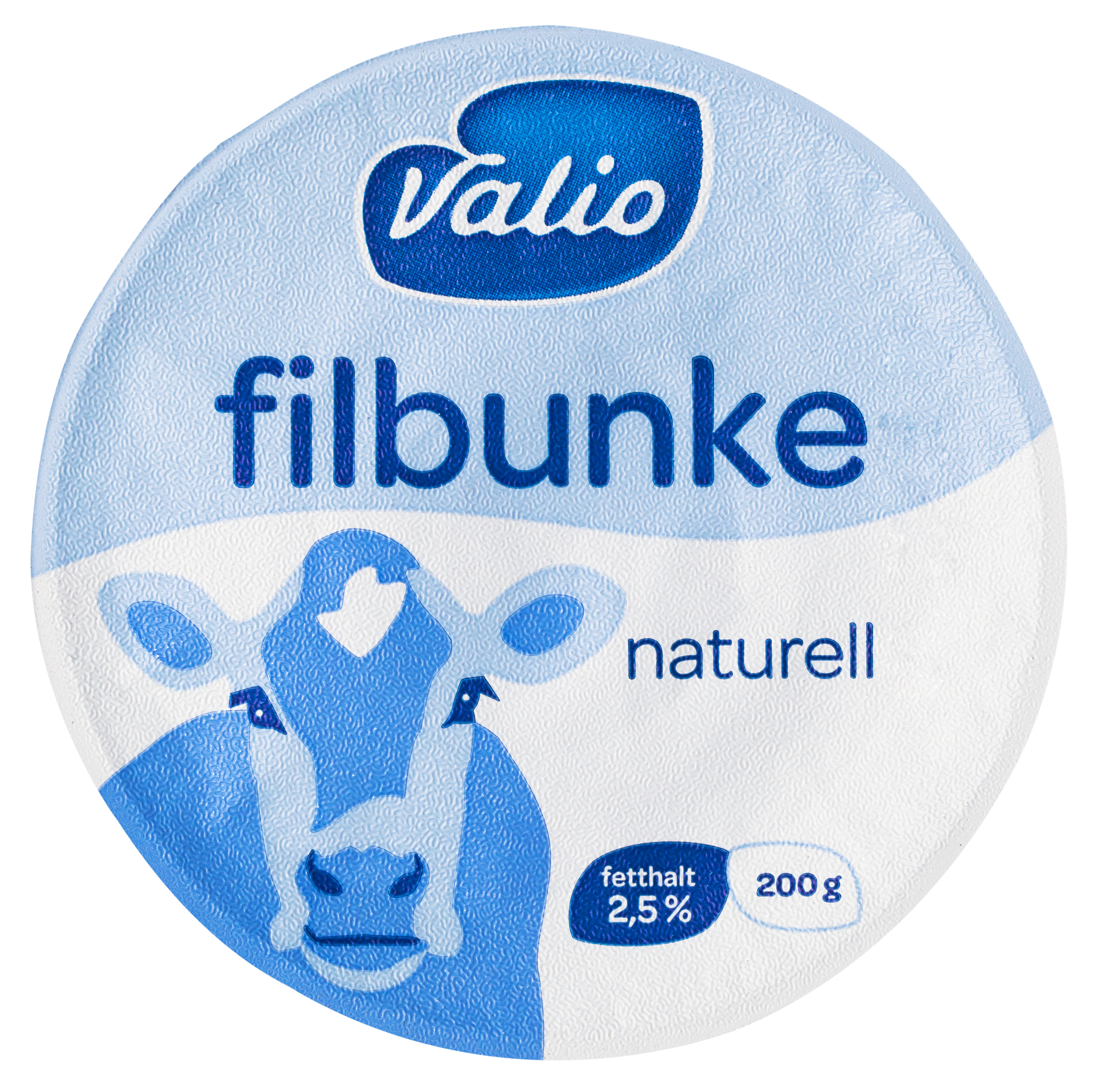 Naturell filbunke från Valio