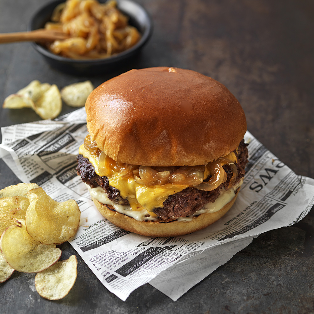 Smashed burger