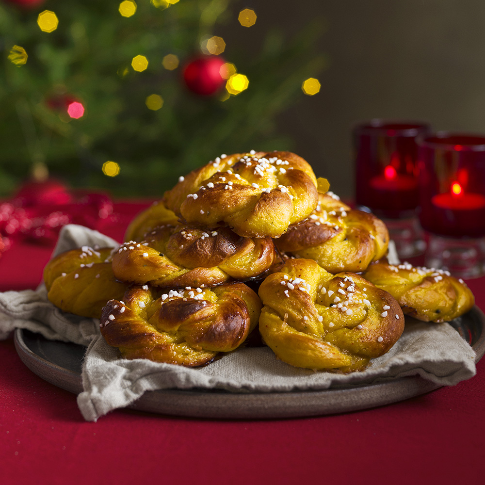 Saffransbullar med vanilj