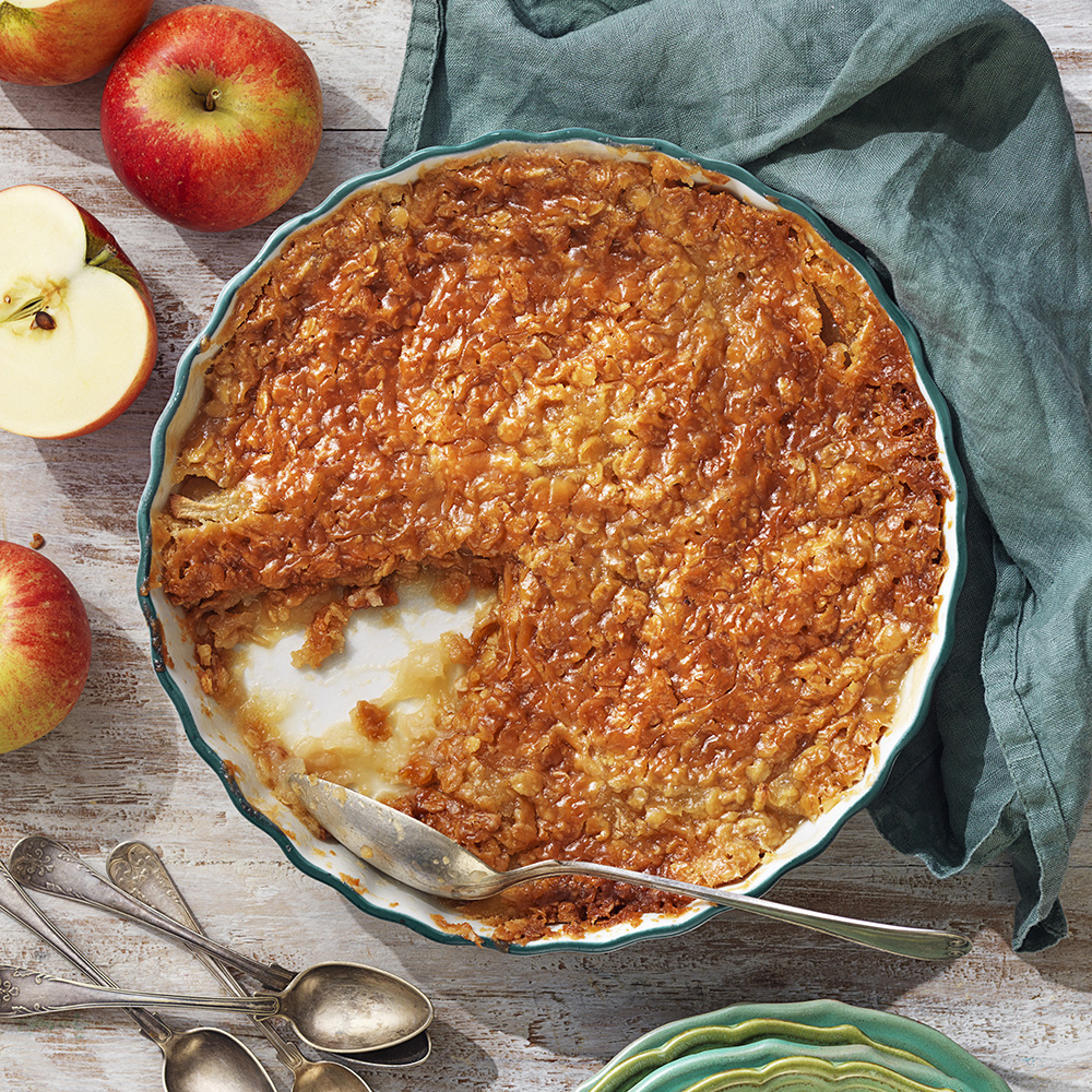 Knäckig äppelpaj