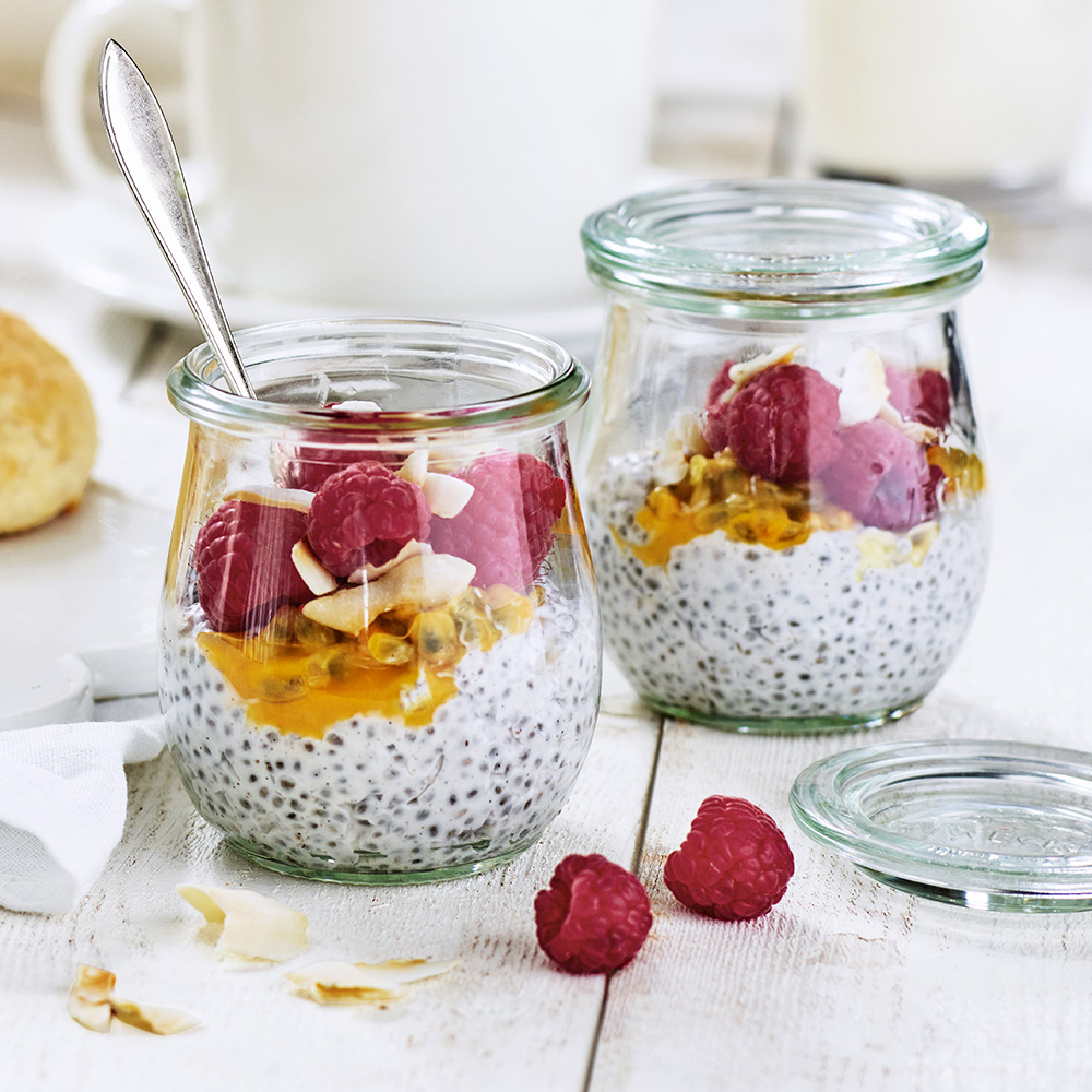 Chiapudding med kokosmjölk