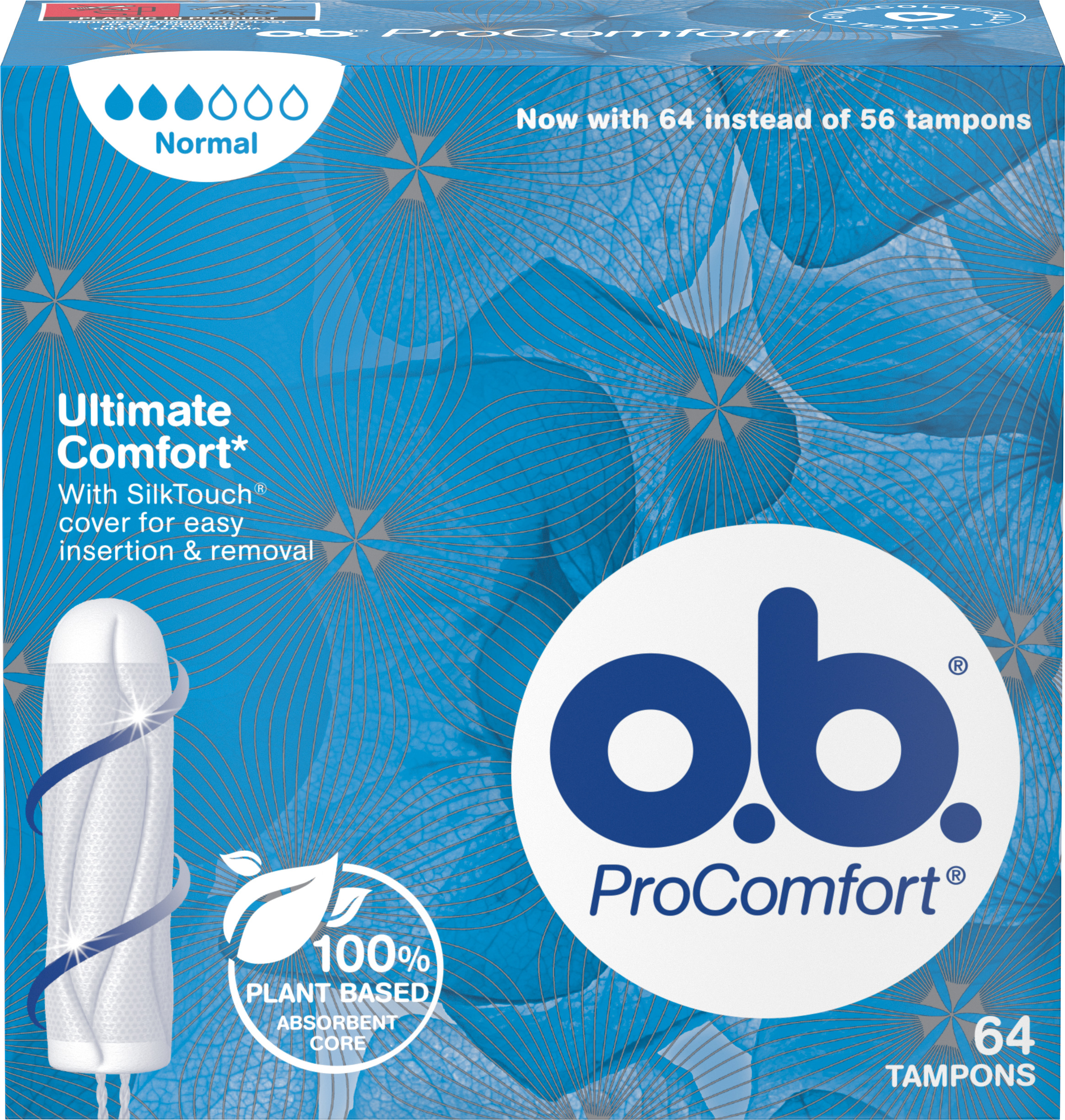 Tampong ProComfort Normal 64-pack - o.b.® - Coop