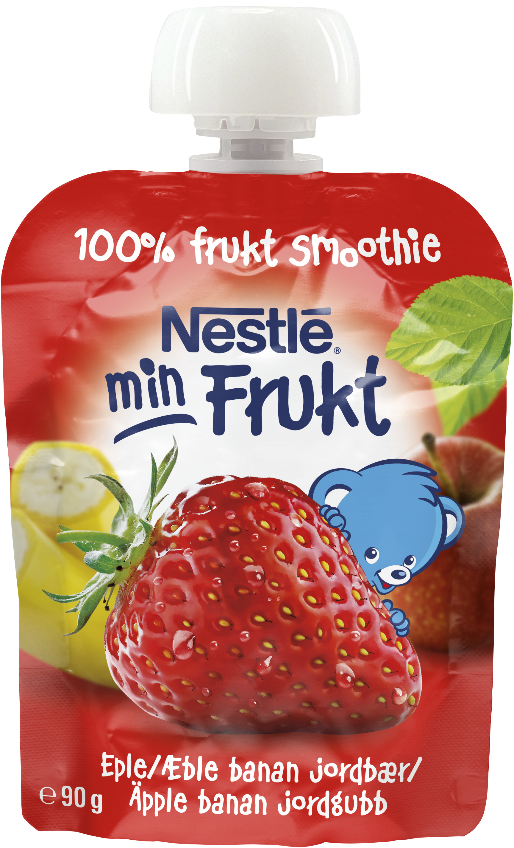 Min Frukt Smoothie Äpple, banan & jordgubb 6 Mån - Coop