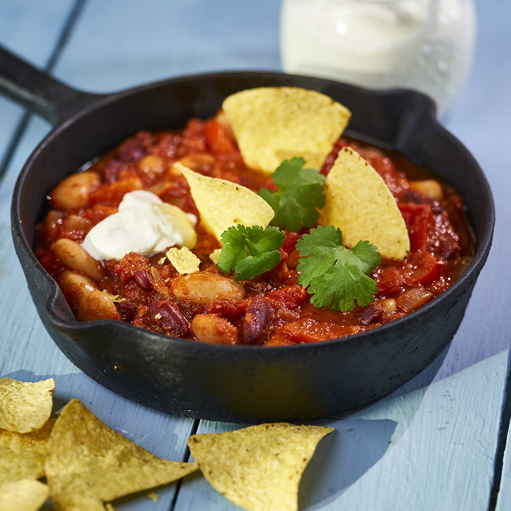 Chiligryta med bönor