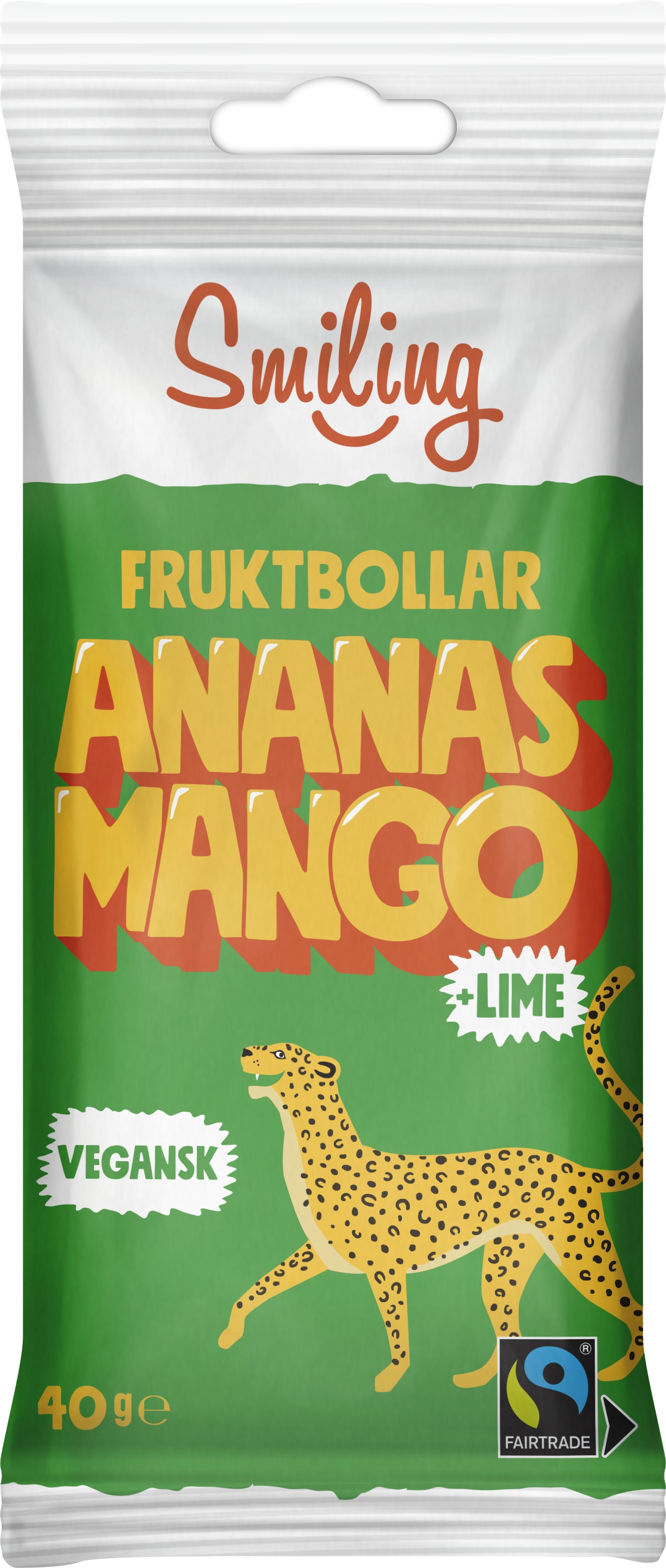 Fruktbollar Ananas, mango & lime Smiling Coop