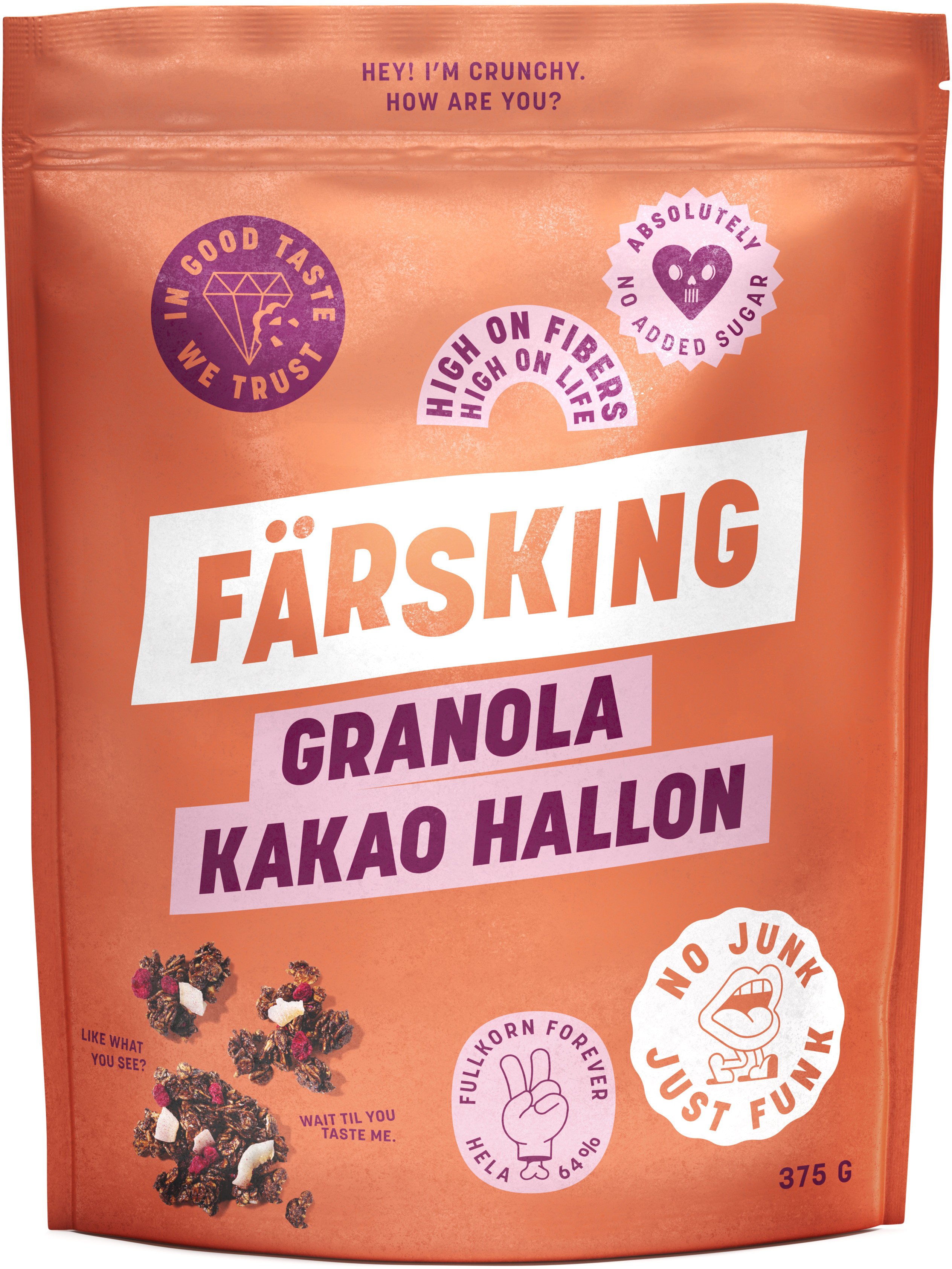 Granola Kakao & hallon - Färsking - Coop