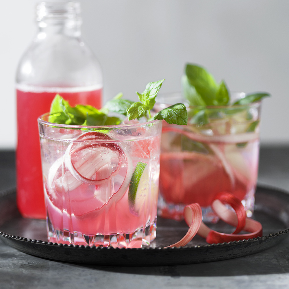 Alkoholfri rabarberdrink
