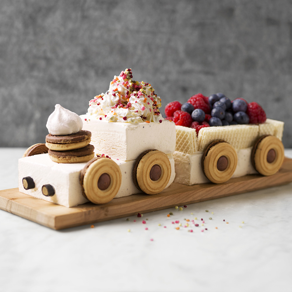 Glasstårta för barn