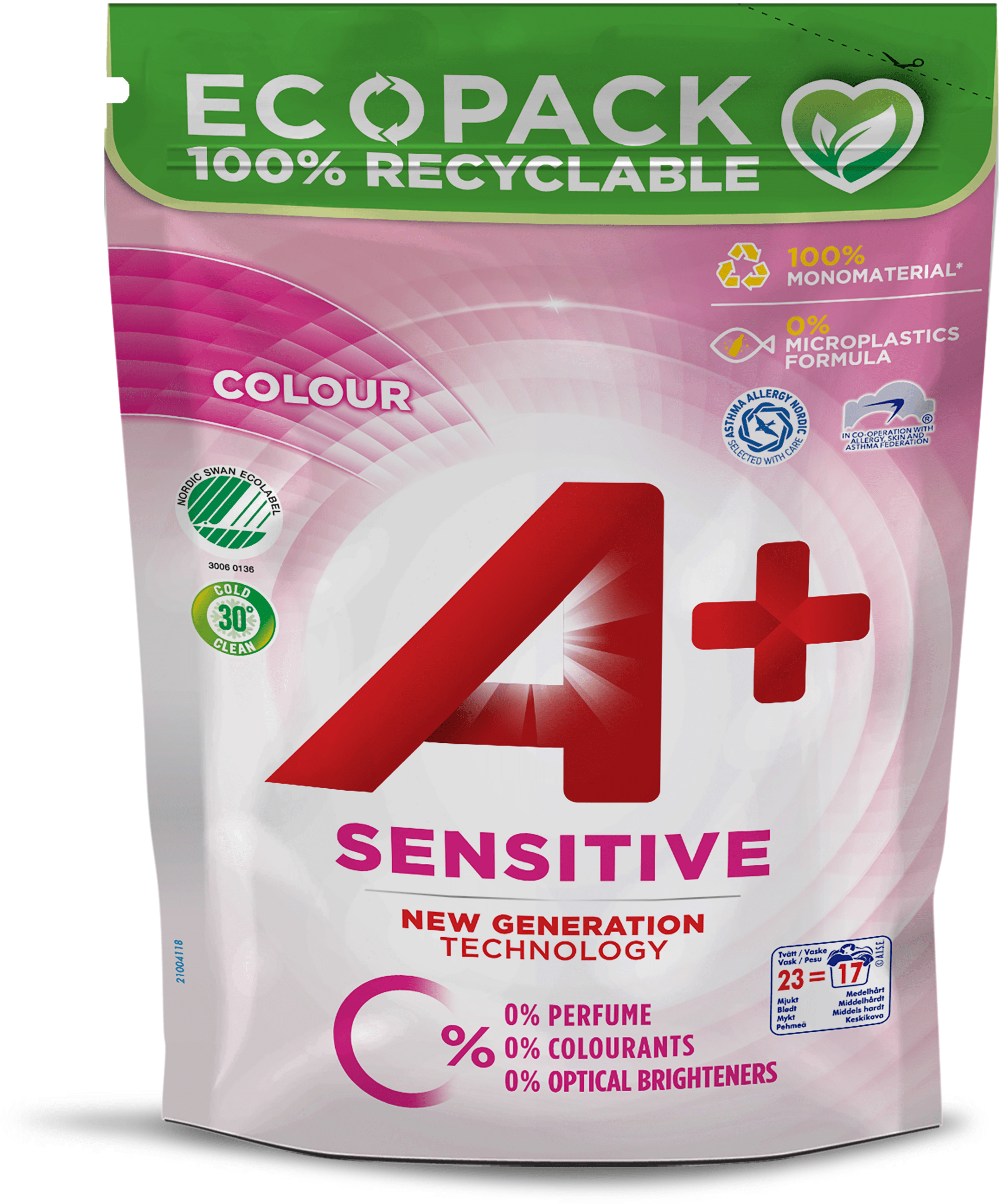 Kulörtvättmedel Flytande Refill Sensitive