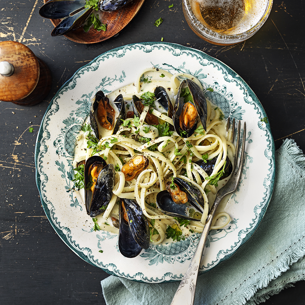 Pasta med musslor