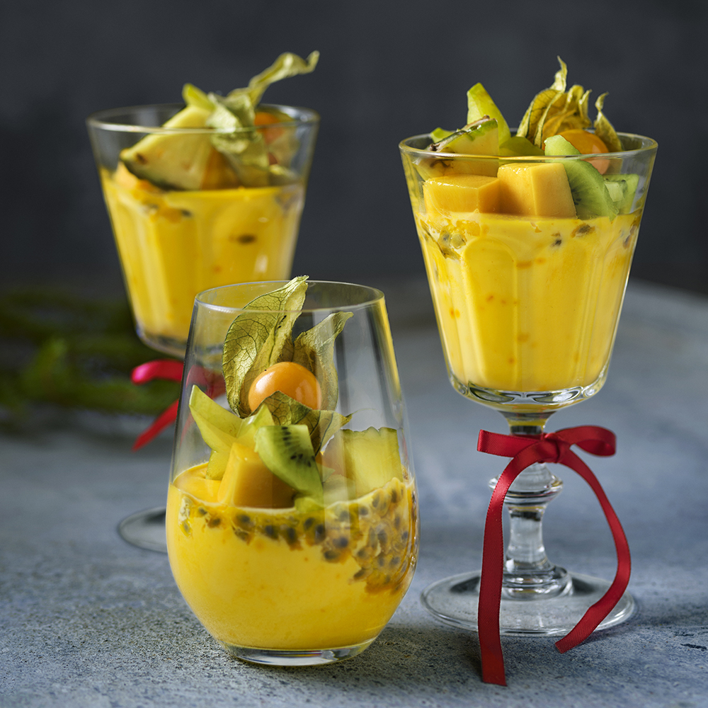Saffranspannacotta