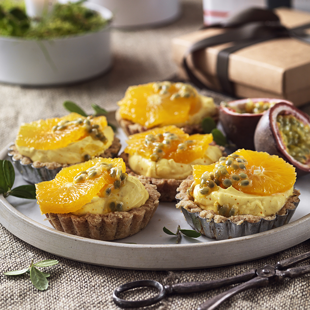 Tarteletter med saffransfyllning