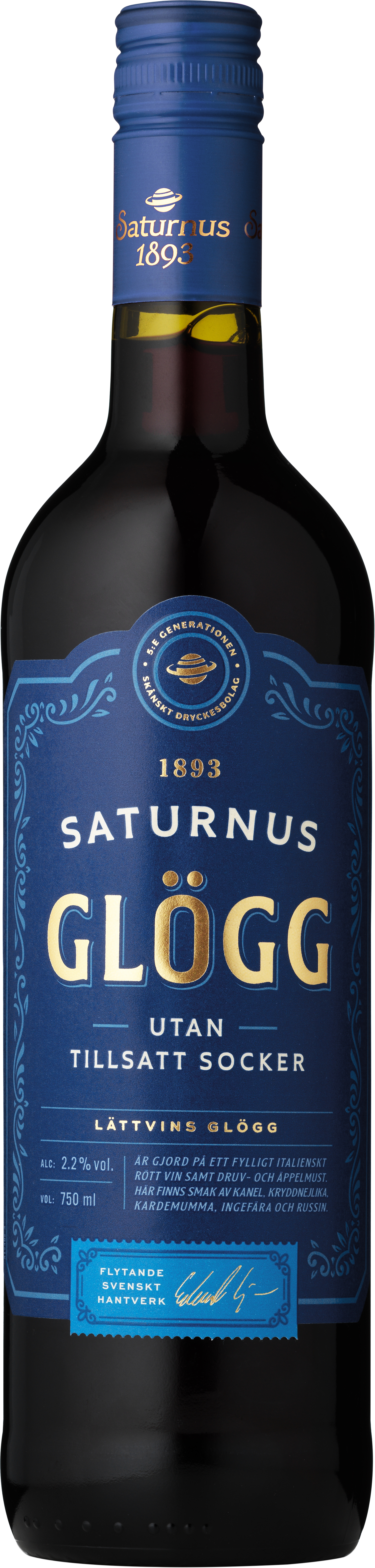 Glögg 2.2 % Utan tillsatt socker