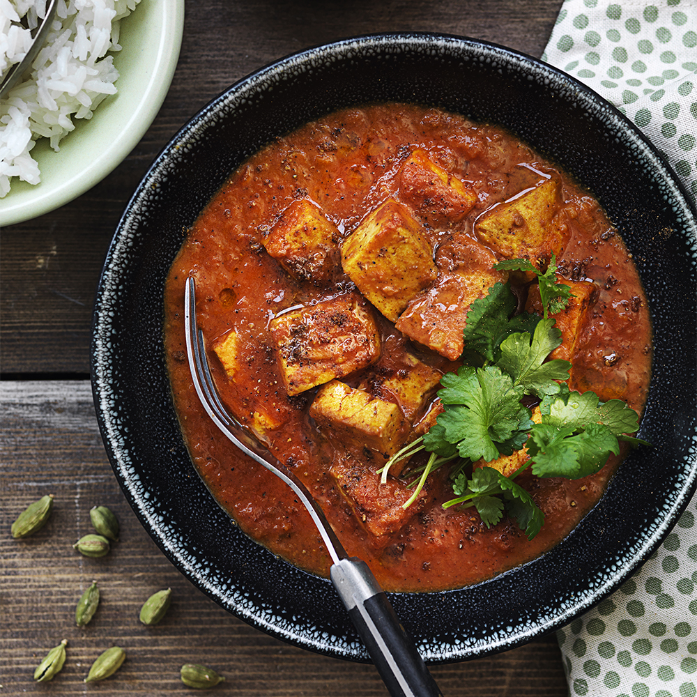 Vegansk tikka masala