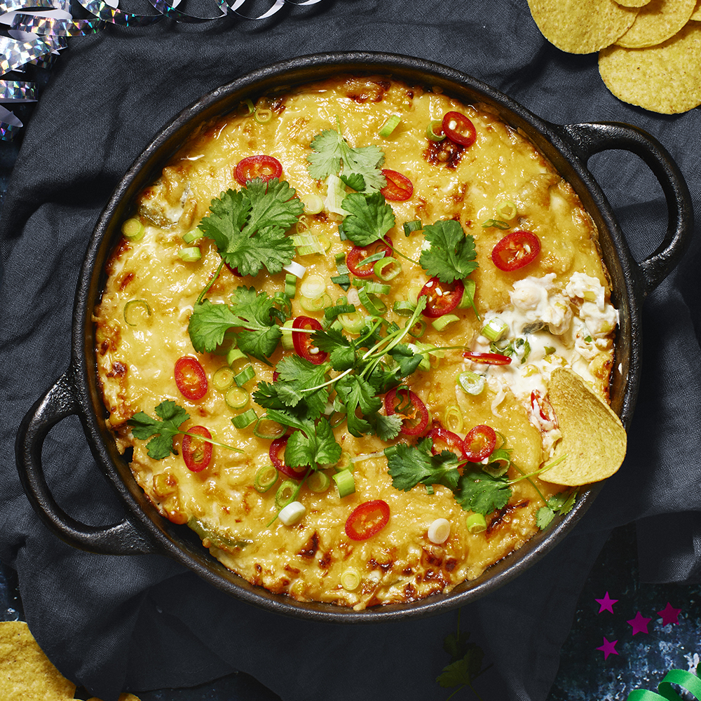 Chili cheese-majsdipp