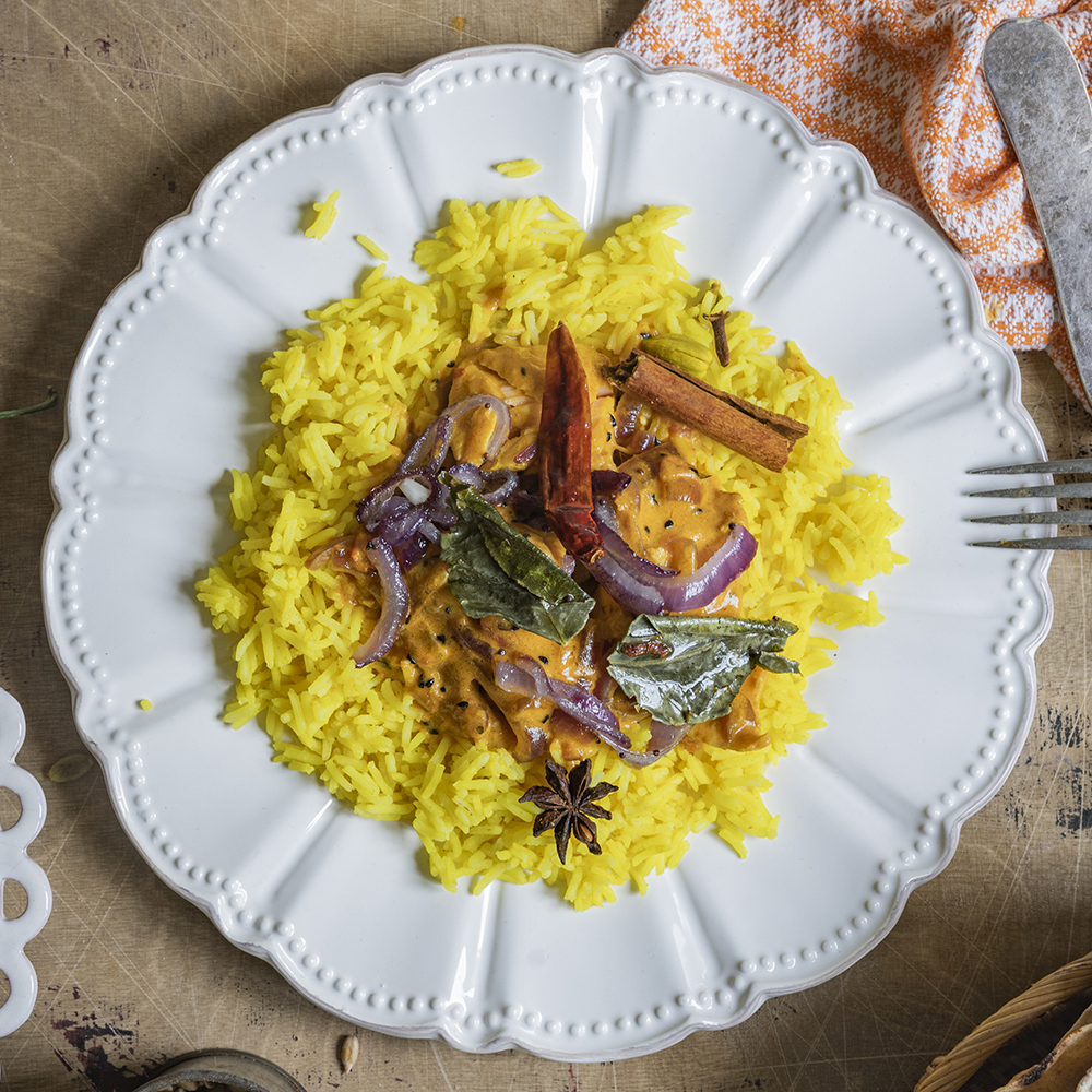 Laxgryta à la Kerala