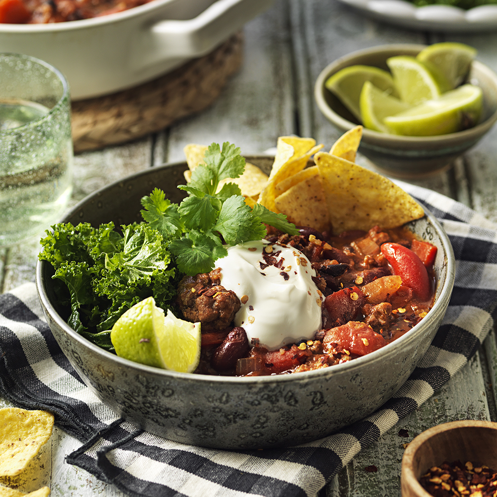 Snabb chili con carne