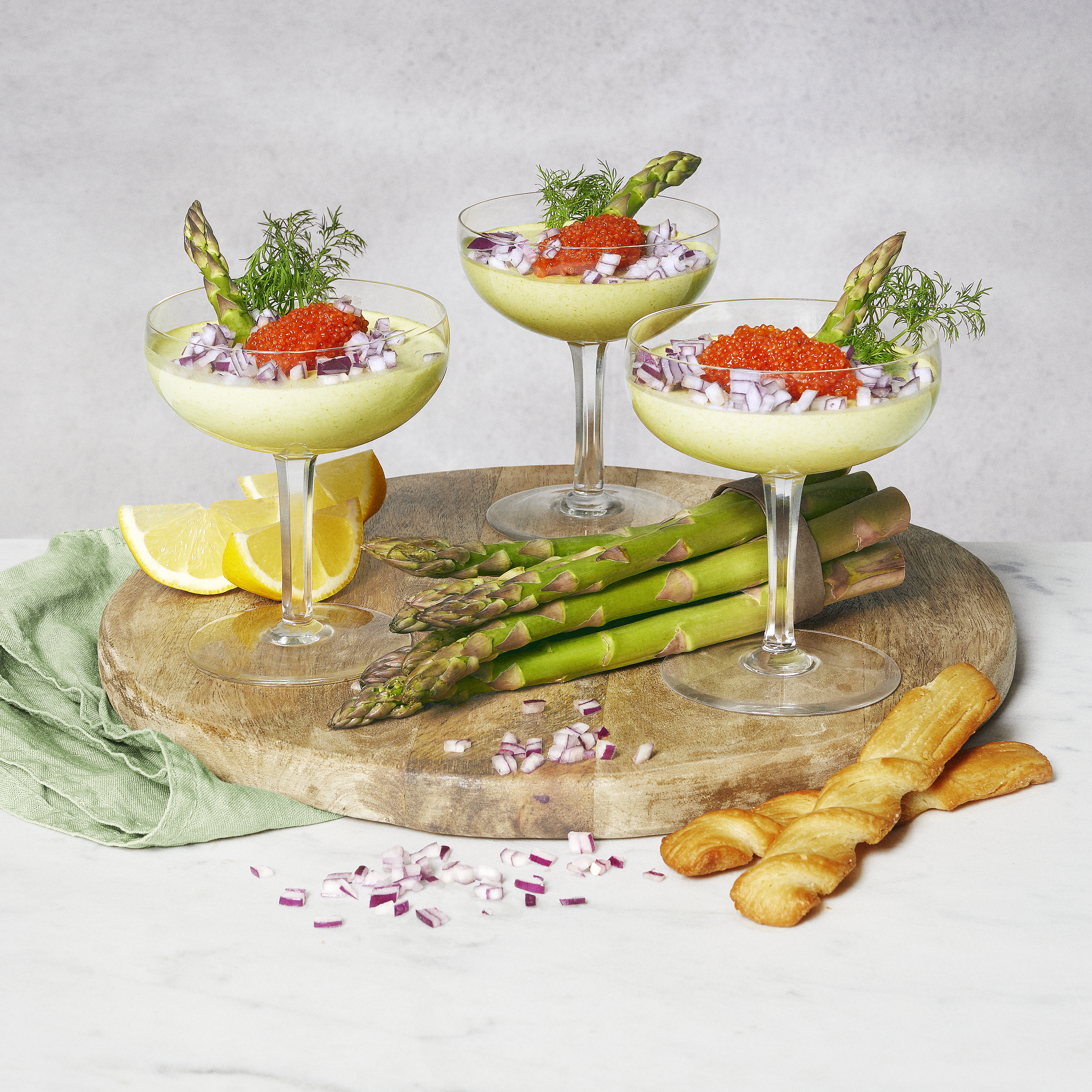 Sparrispannacotta