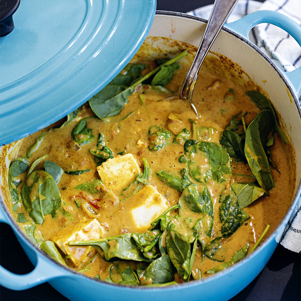 Palak paneer - indisk gryta