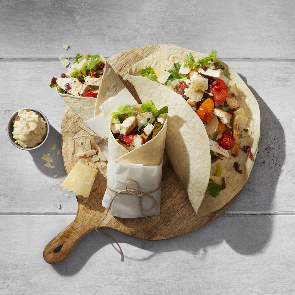Kycklingwrap med caesardressing