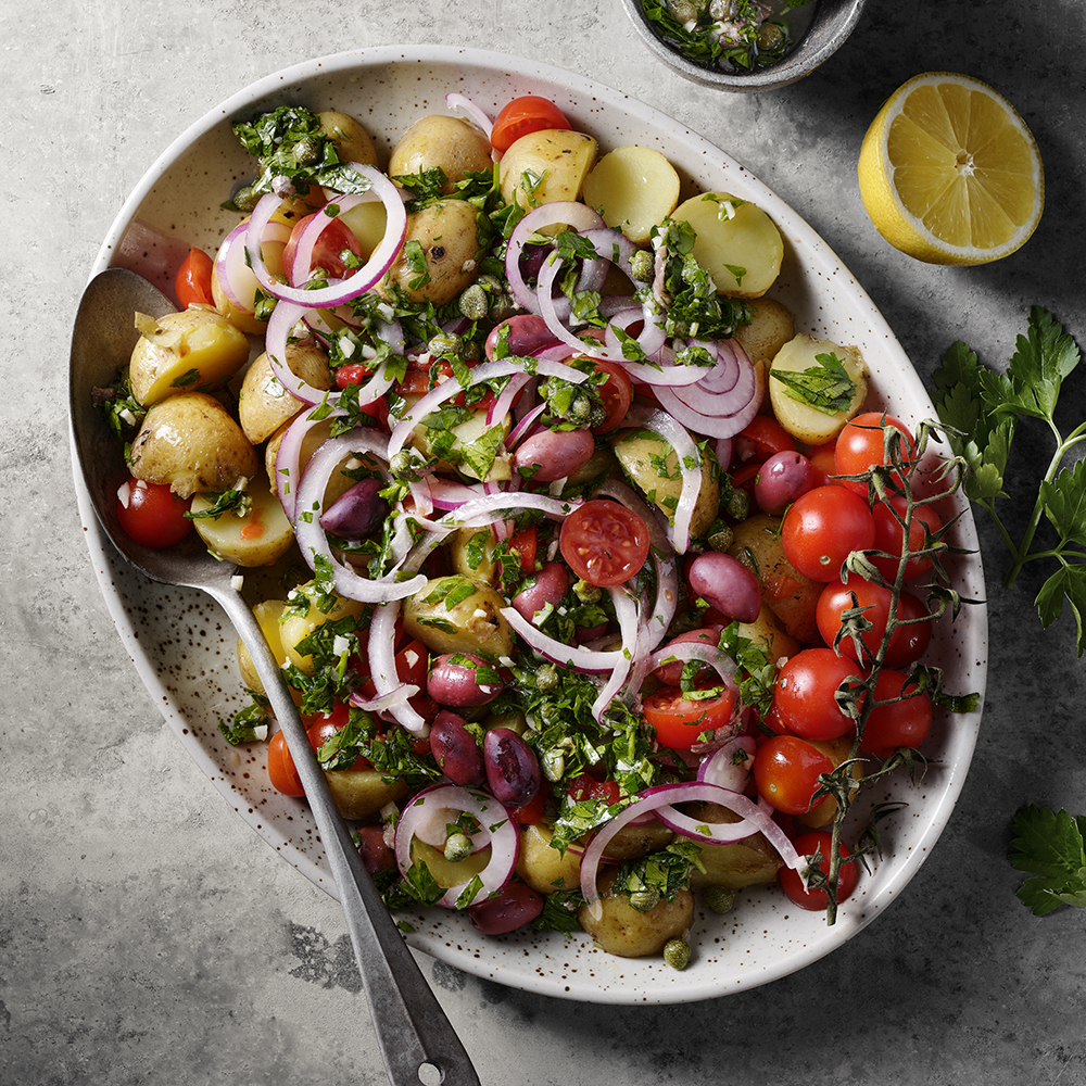 Potatissallad med salsa verde