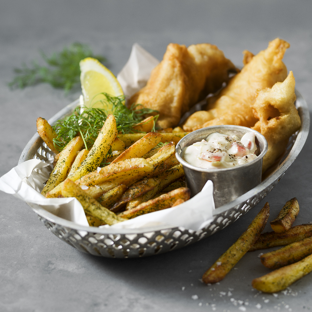 Enkel fish and chips