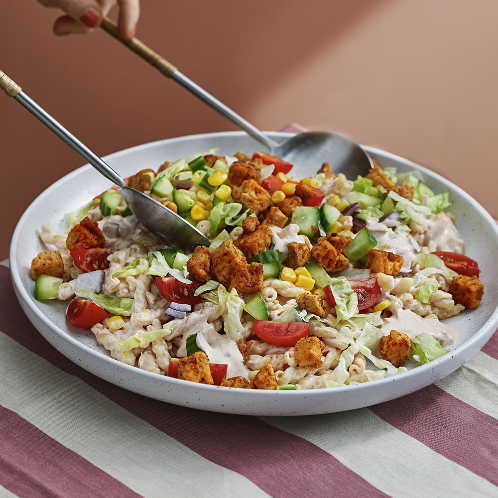 Pastasallad med tacodressing
