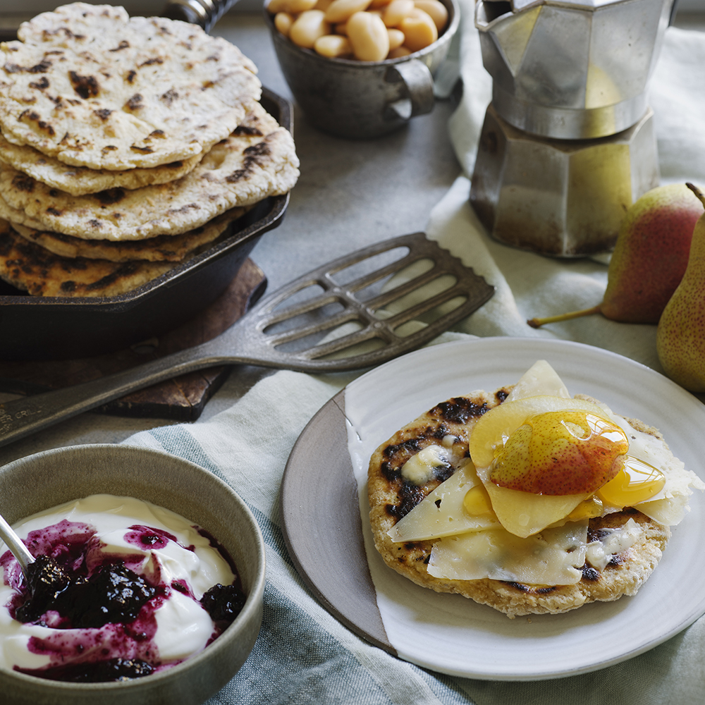 Glödhoppor med bönor