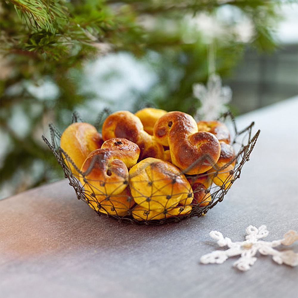 Lussebullar med majonnäs