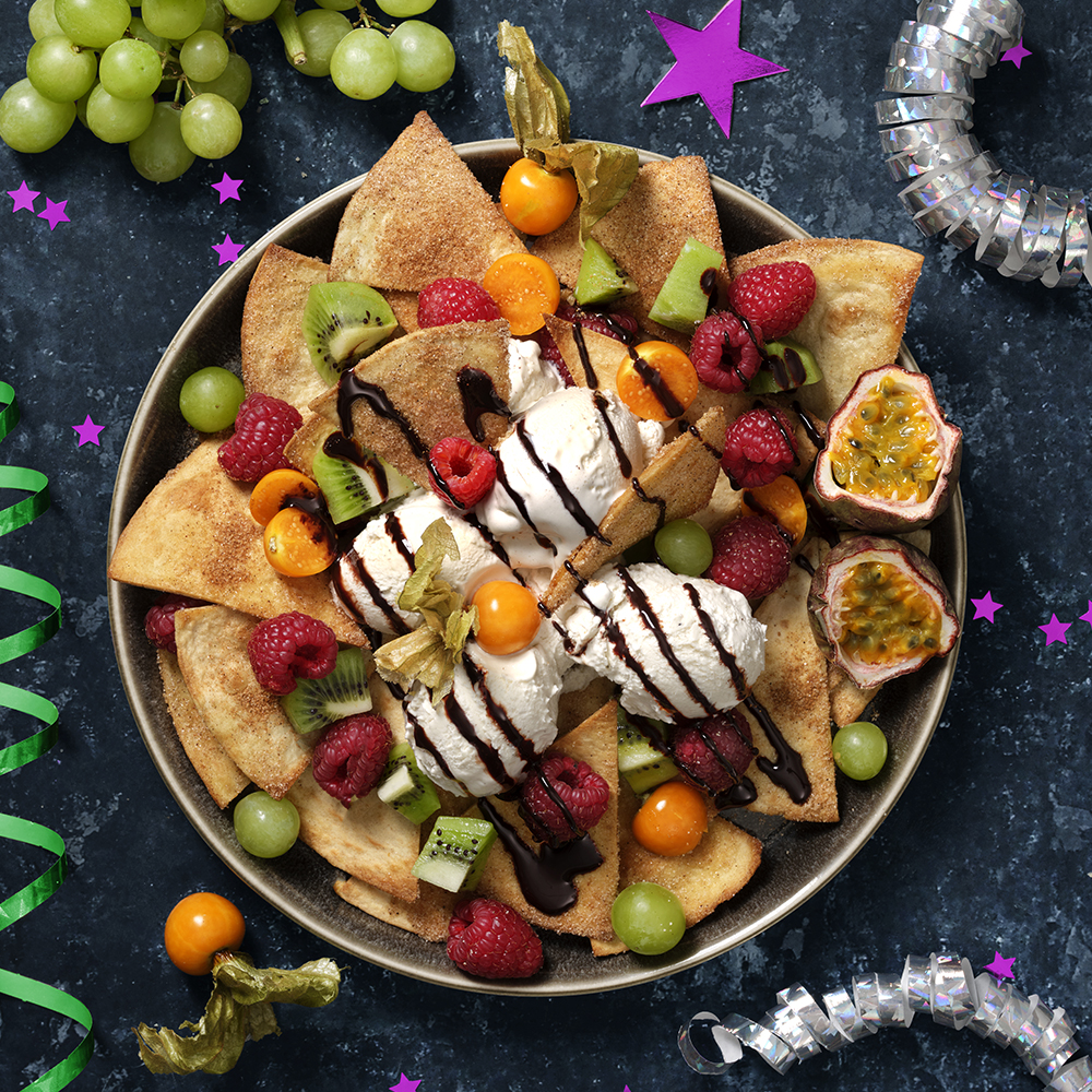 Dessert nachos