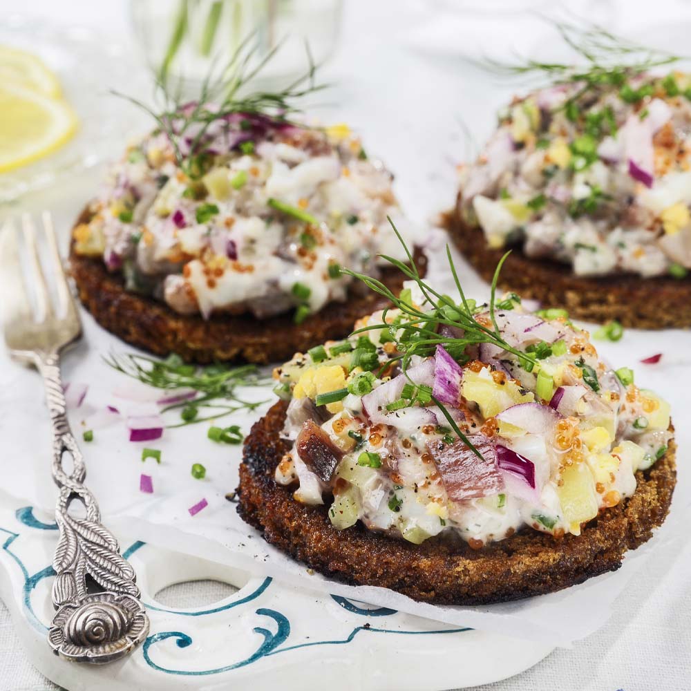 Kavringcrostini med nubberöra