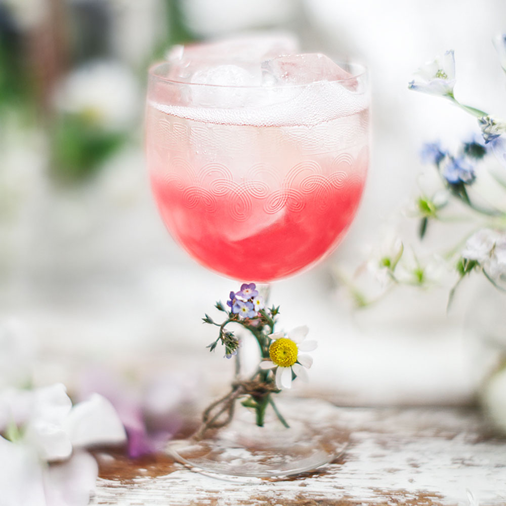 Somrig rabarberdrink