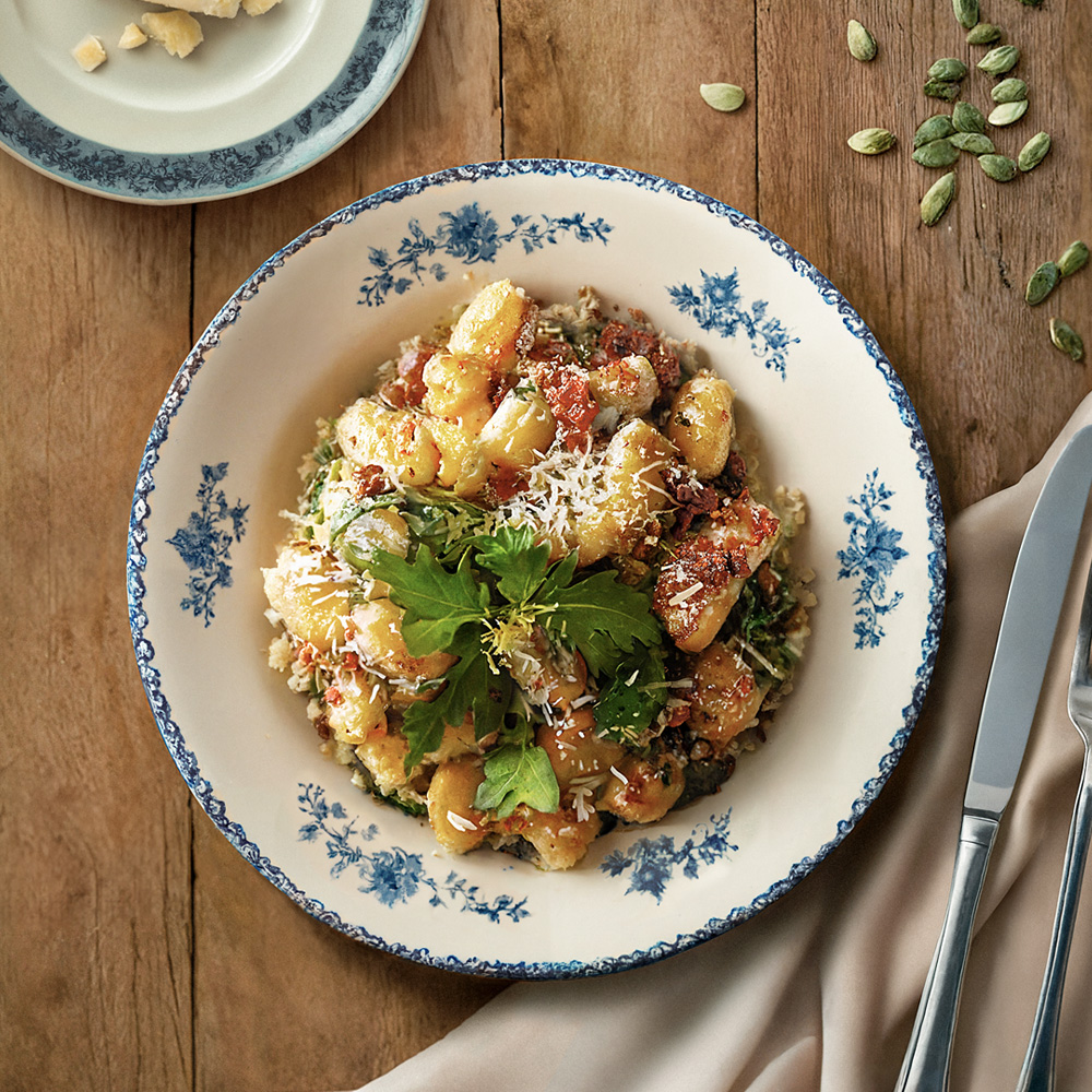Gnocchi med pancetta