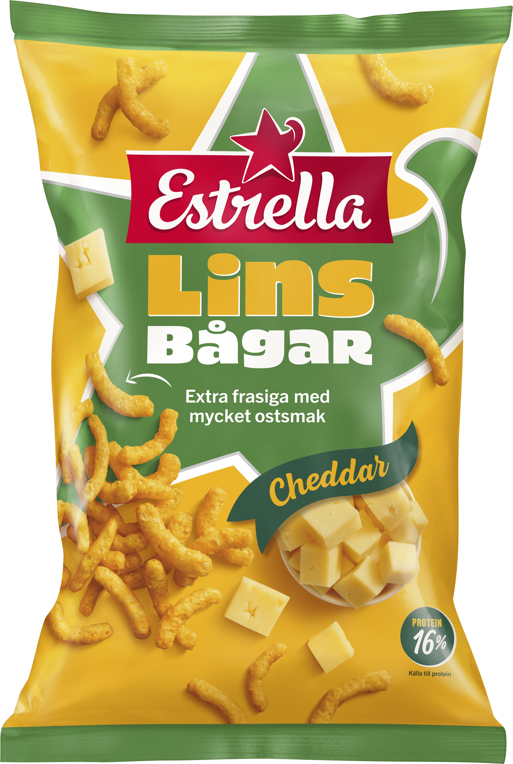 Linsbågar Cheddar
