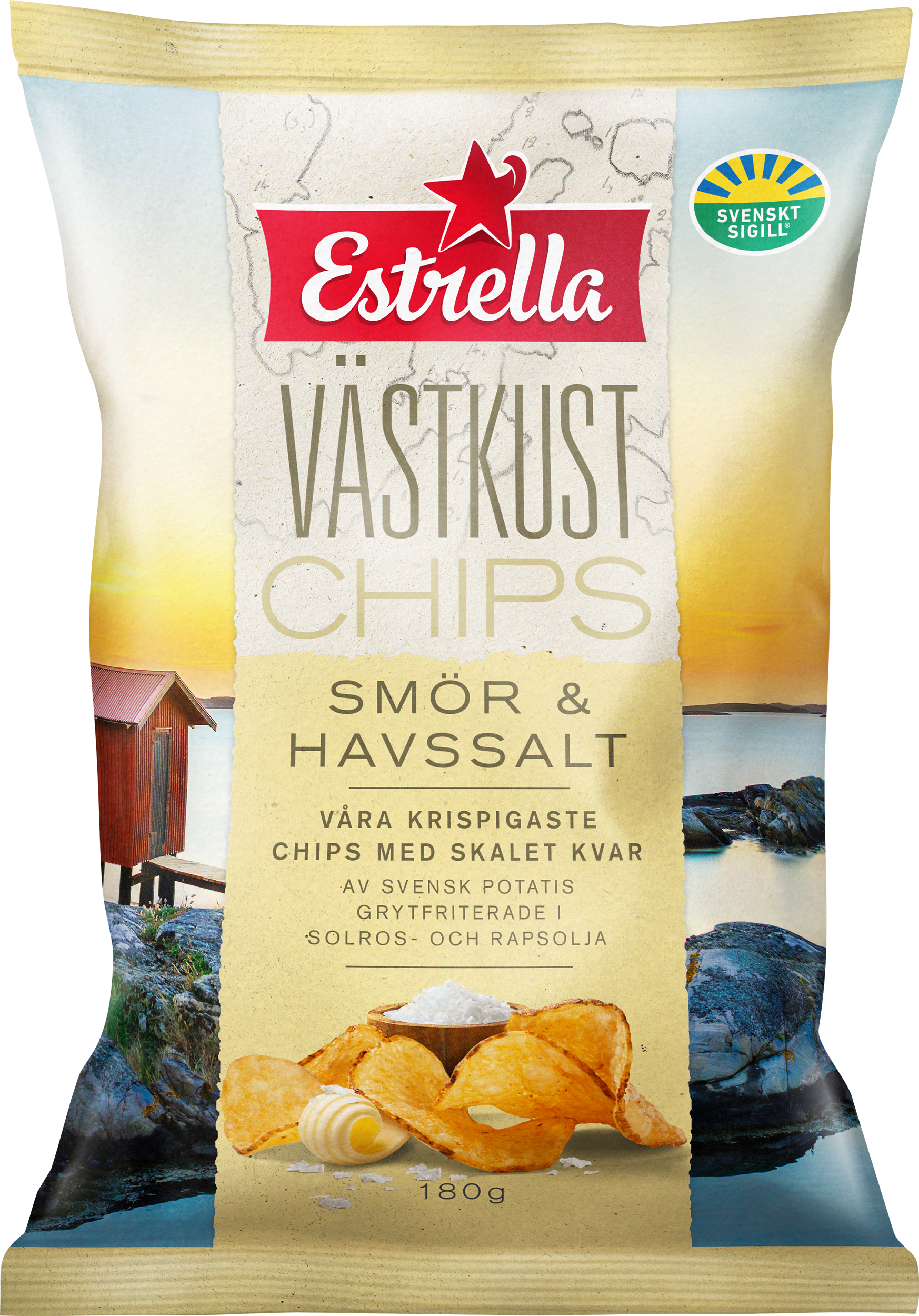 Västkustchips Smör & havssalt