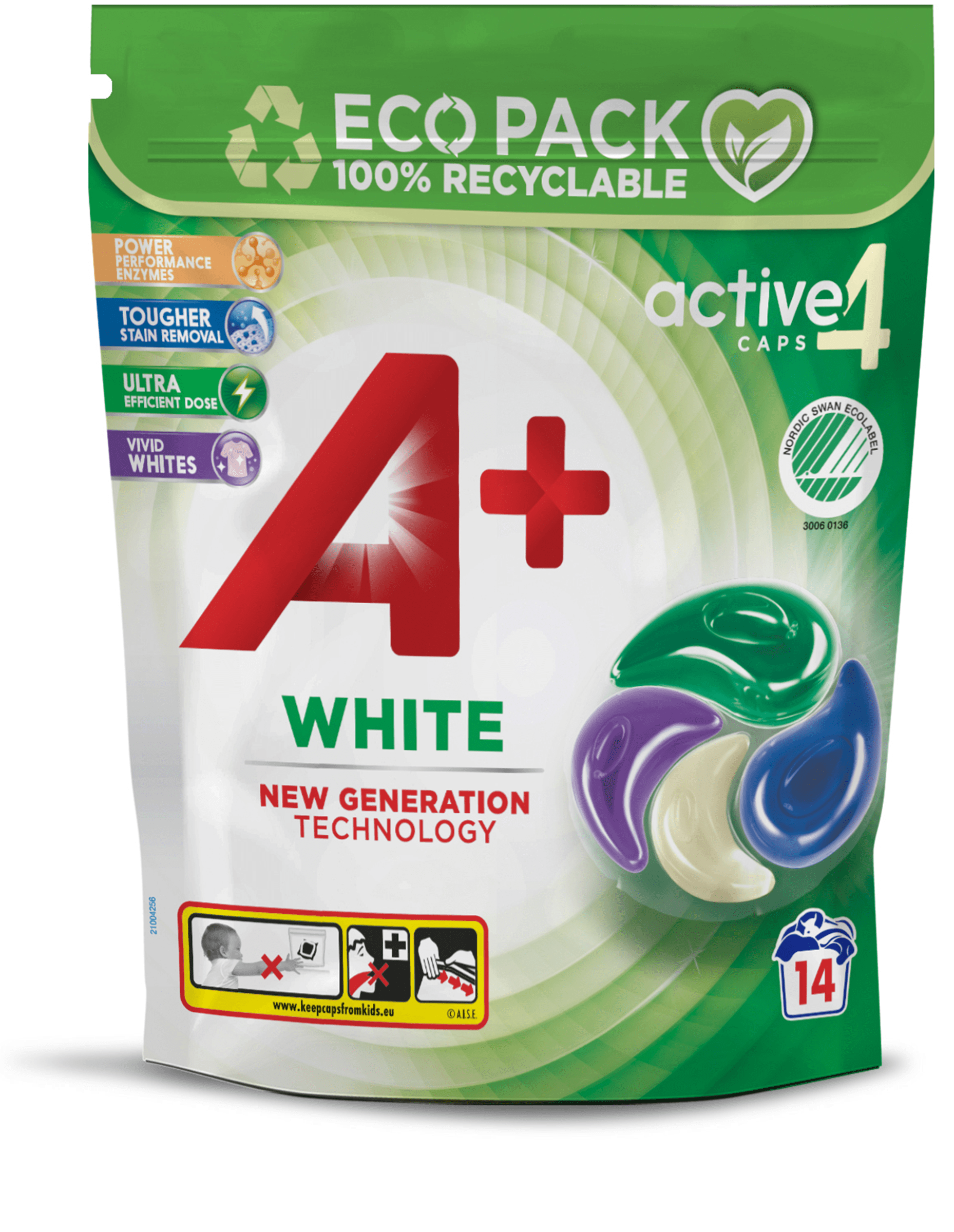 Tvättkapslar Vittvättmedel