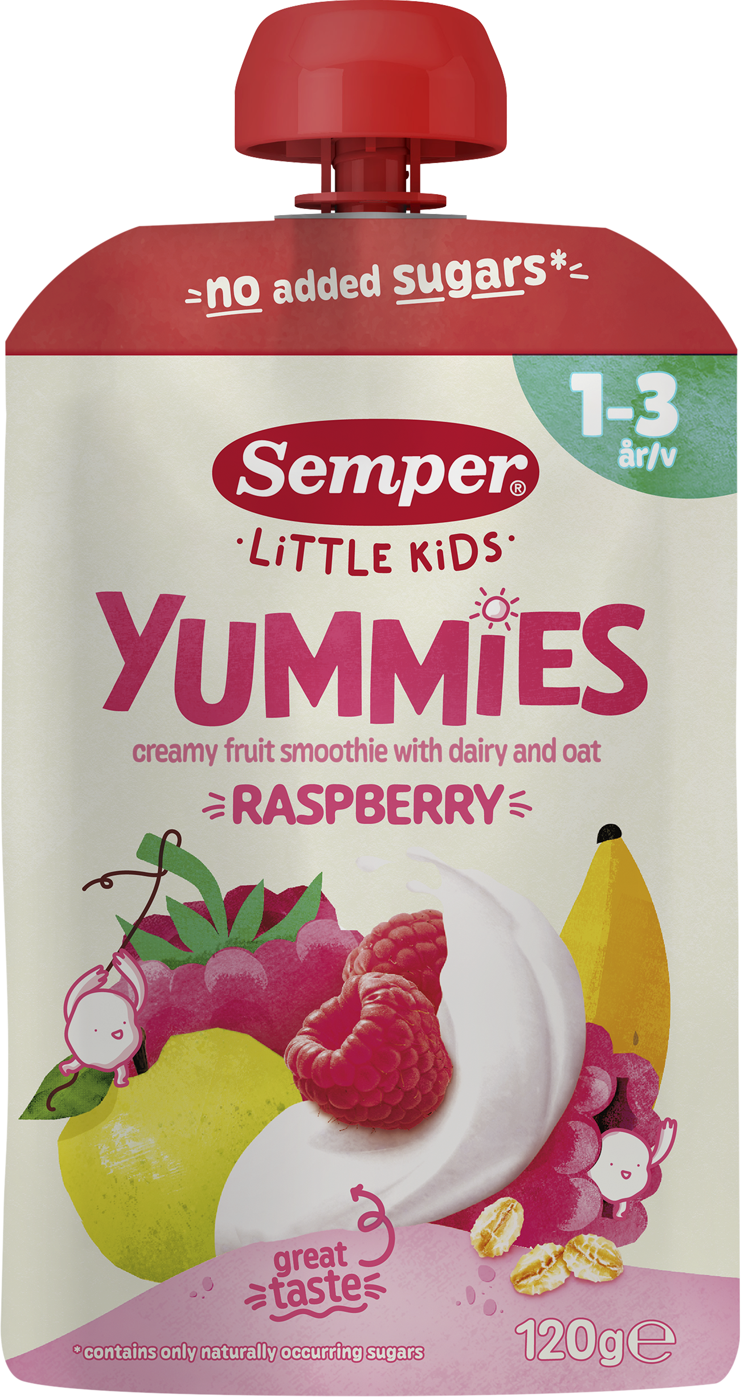 Yummies Hallon 1-3 år