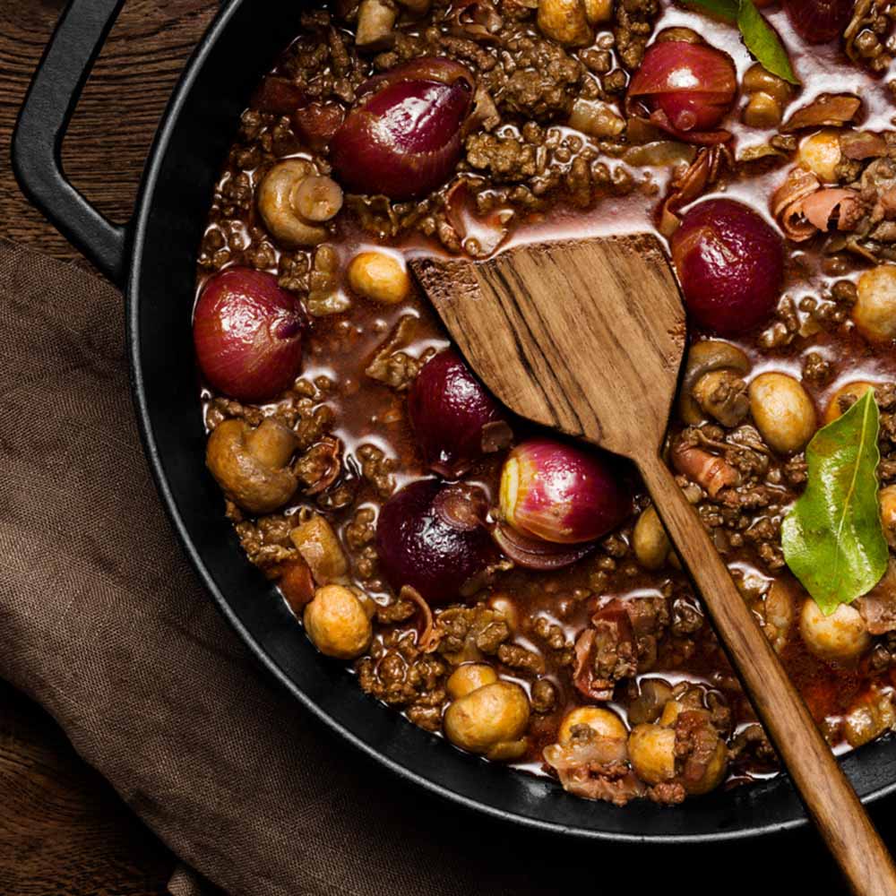 Boeuf bourguignon på högrev