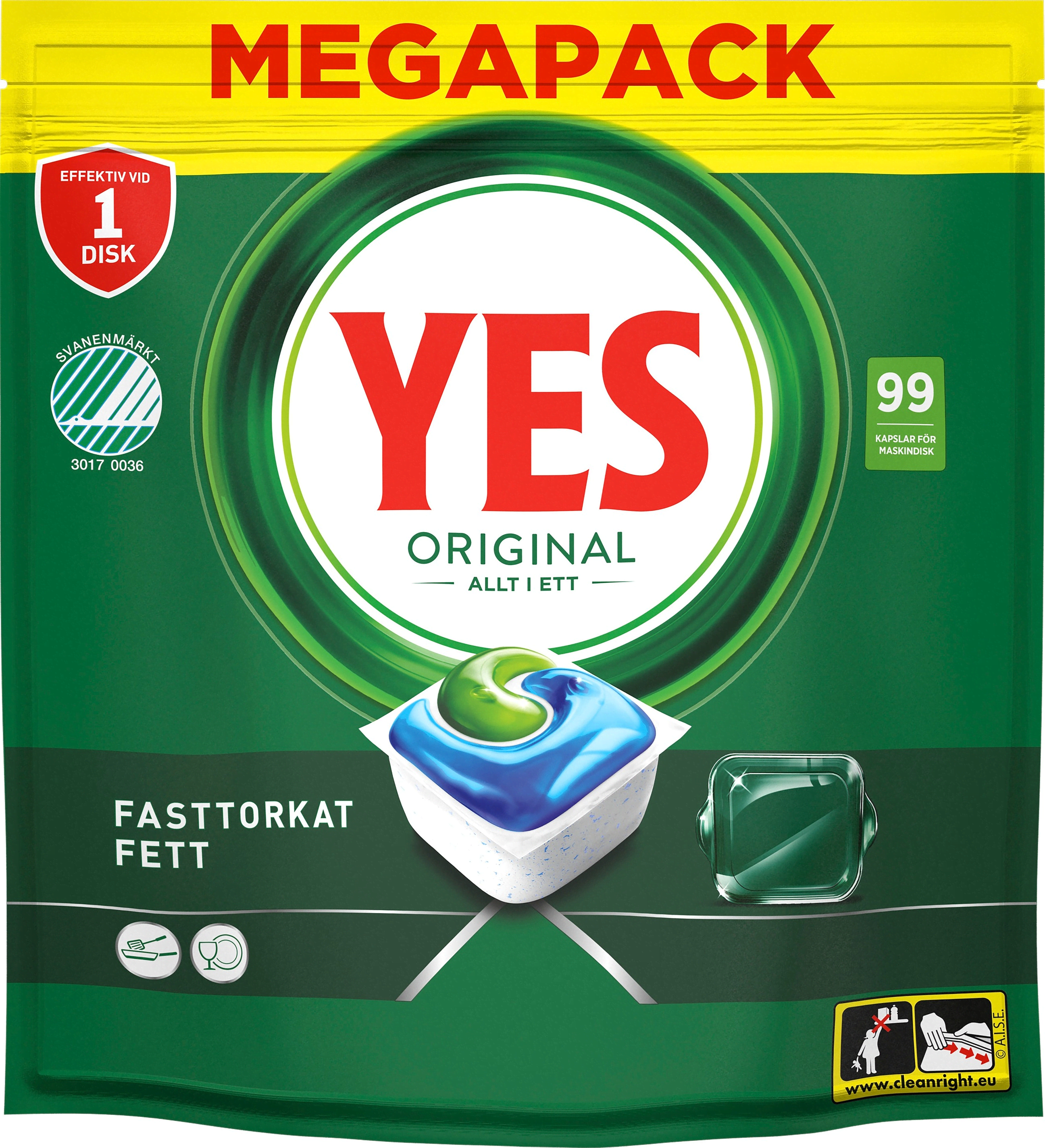 Maskindisktabletter Original All in One