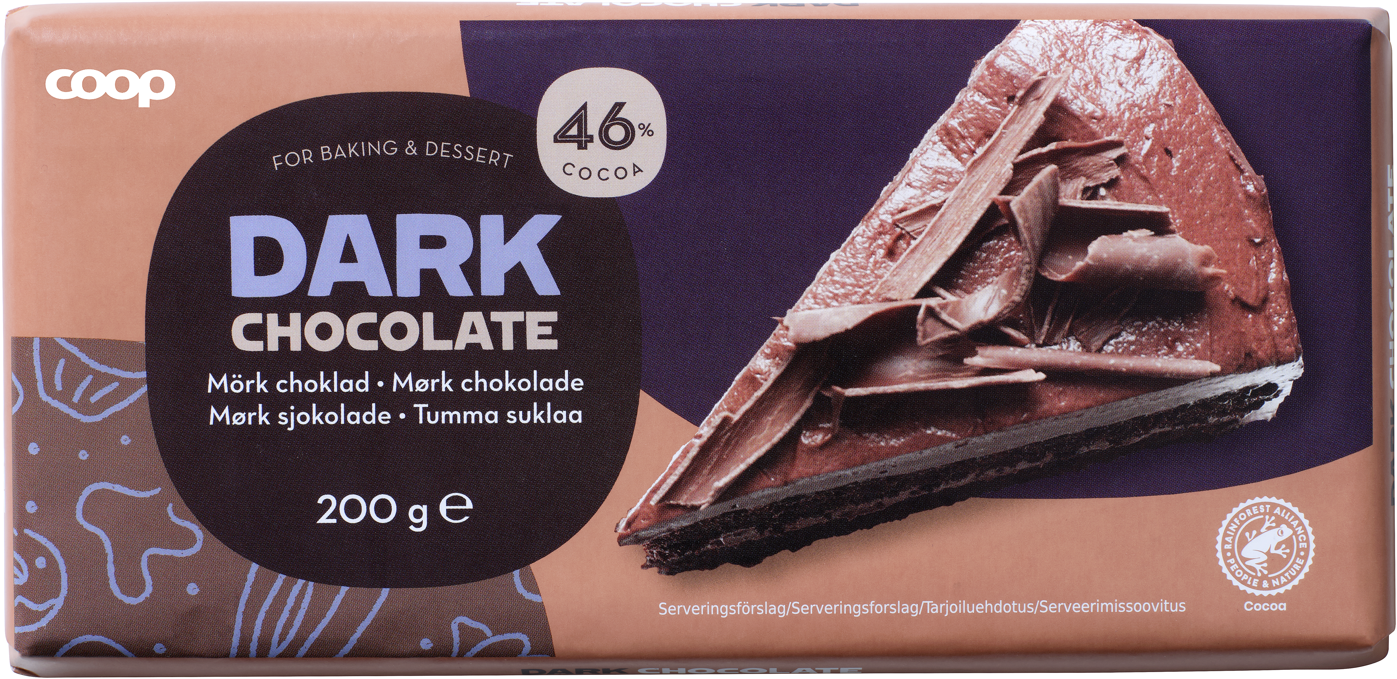 Bakchoklad Mörk