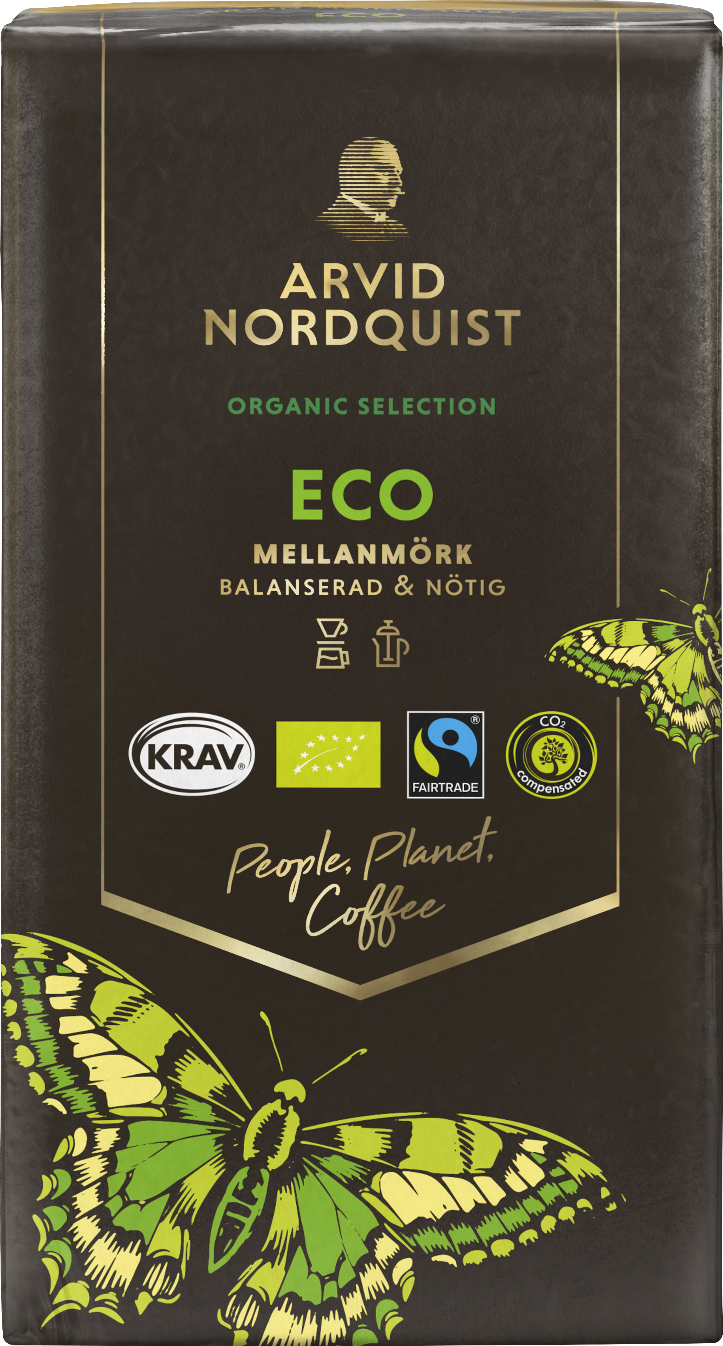 Bryggkaffe Mellanmörkrost Eko