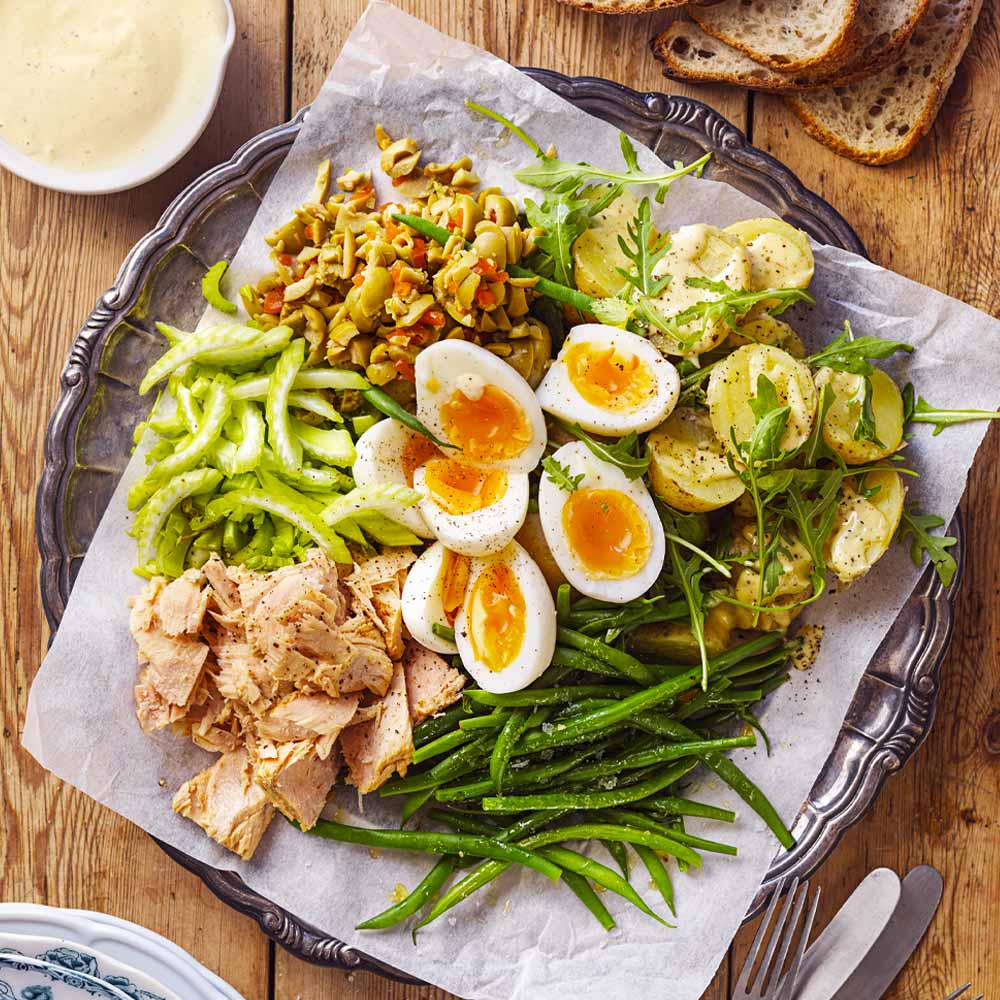Fransk sallad med tonfisk