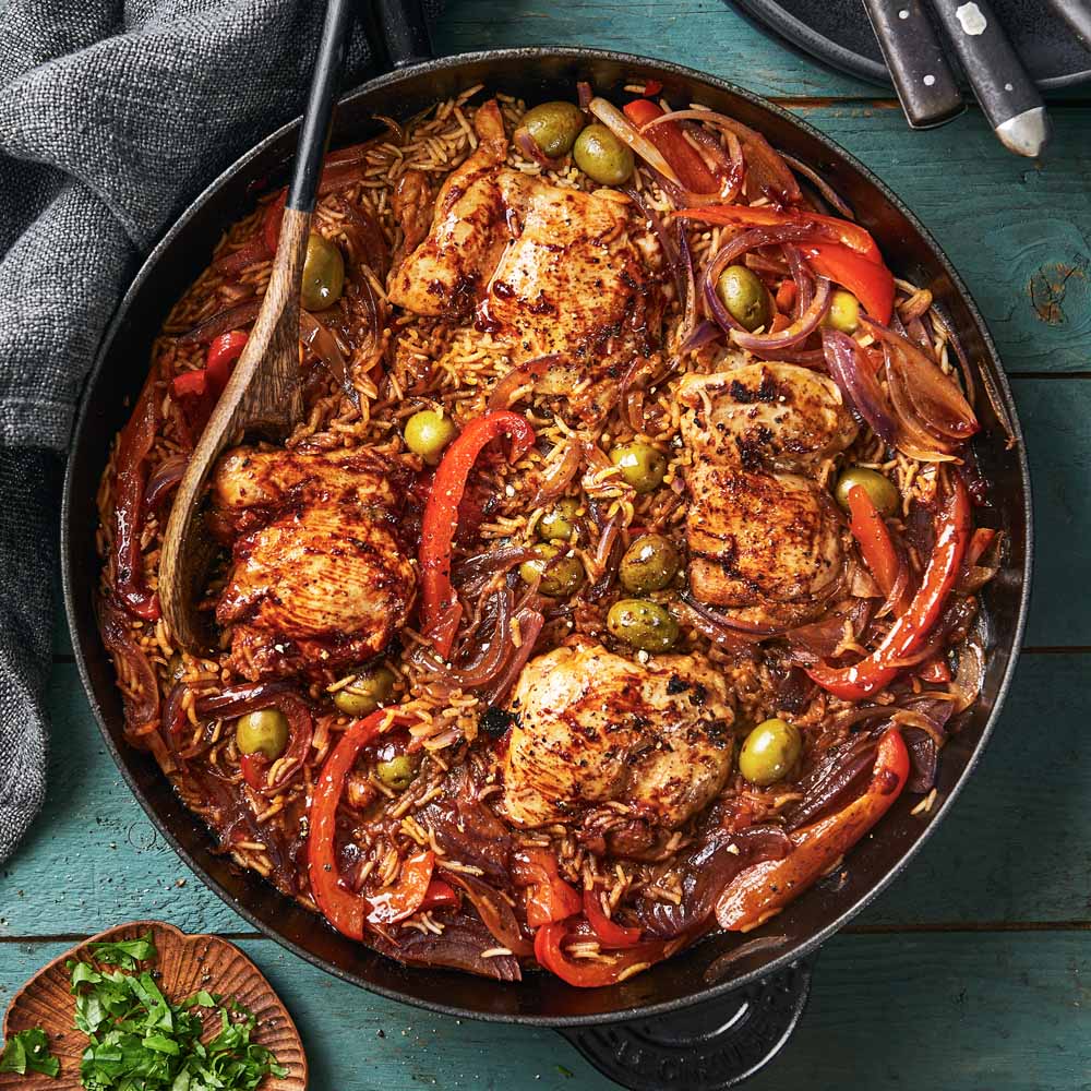 One pot med kyckling och ris