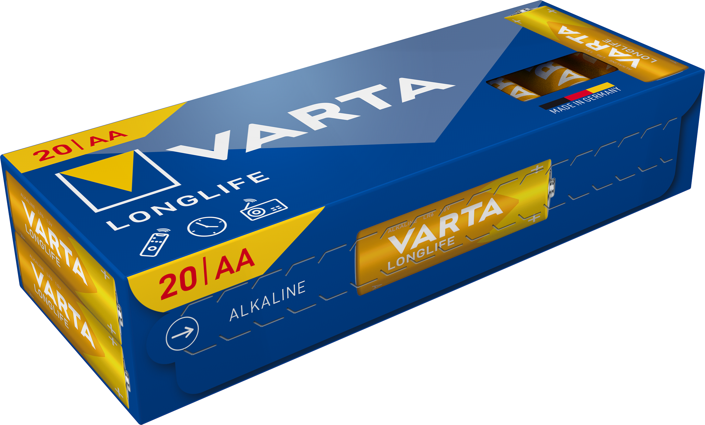 Batteri Longlife AA 20-pack