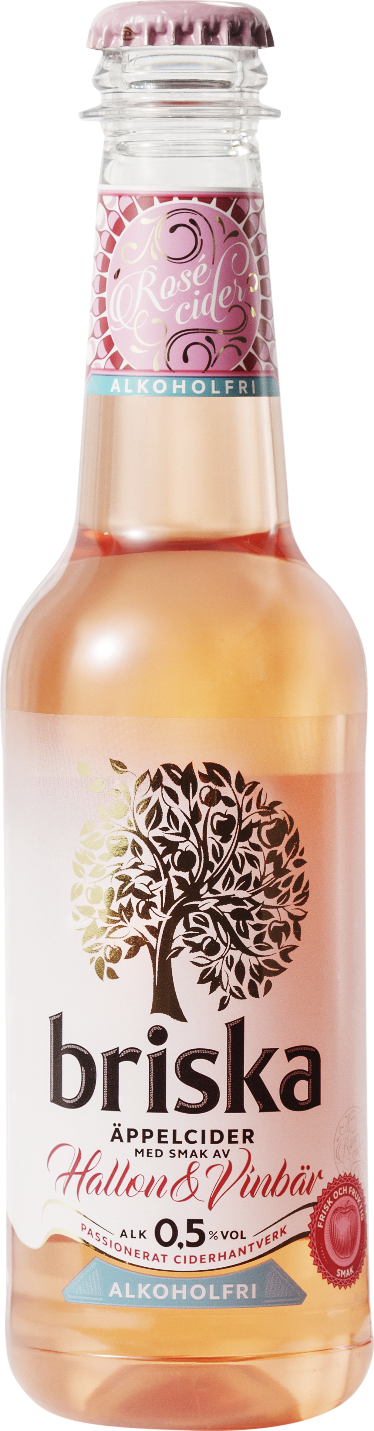 Alkoholfri cider Hallon & vinbär 0,5%