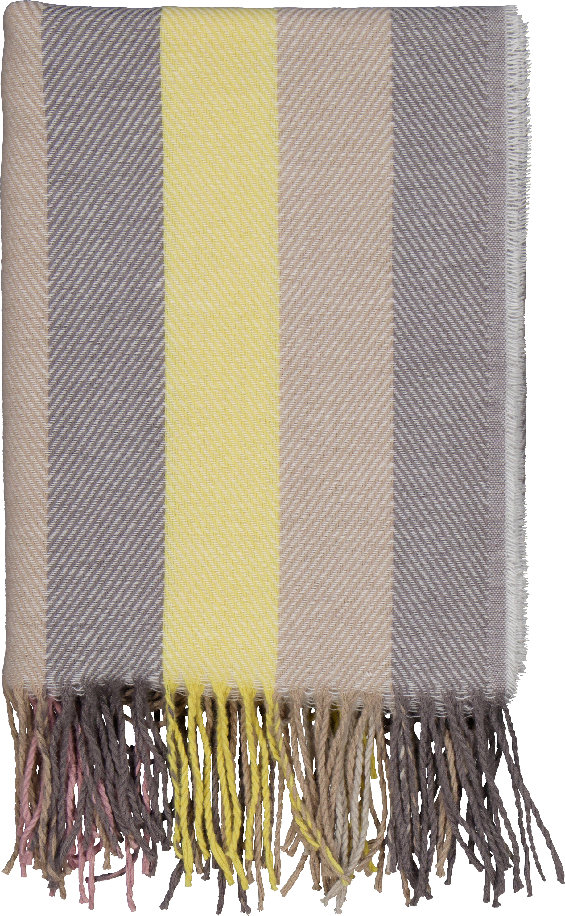 Fleecepläd Randig Regnbåge