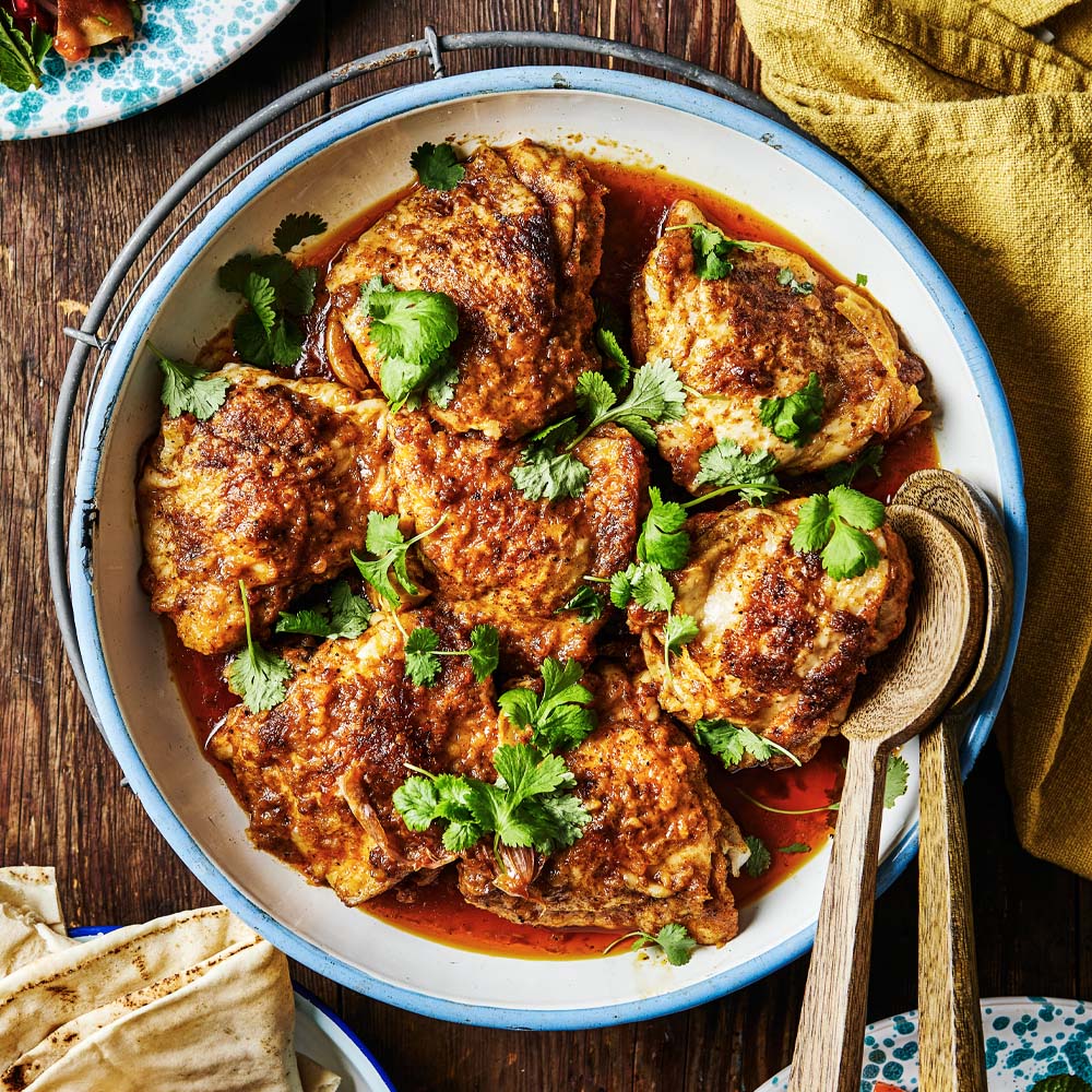 Citronbräserad kryddkyckling