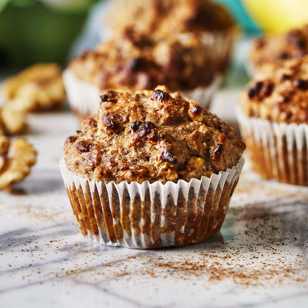 Banana bread muffins